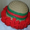 Crochet Handcrafted Ruffle Hats