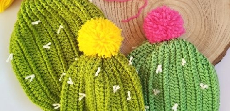 Cactus Beanie Crochet Pattern