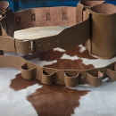 Genuine Leather Handcrafted Cowgirl Shot Belt